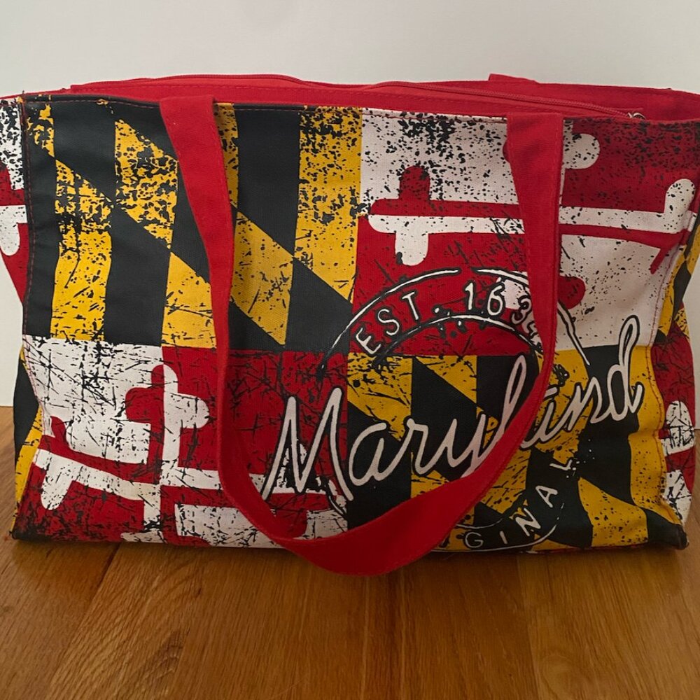 Maryland Flag Tote Bag